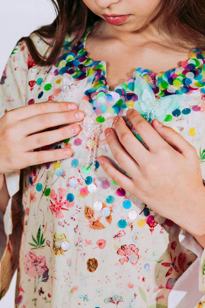 Butterfly Glow Children’s Jalabiya