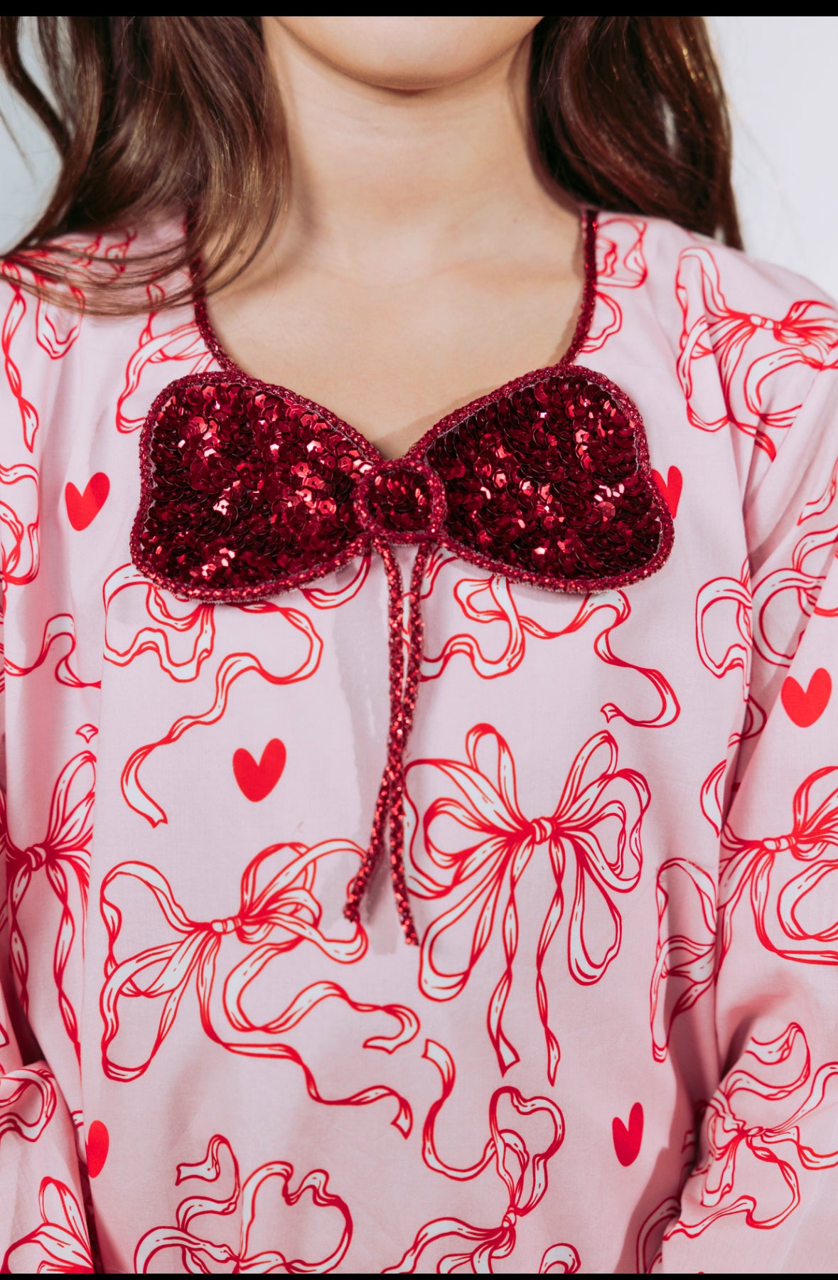 Crimson Bow Children Jalabiya