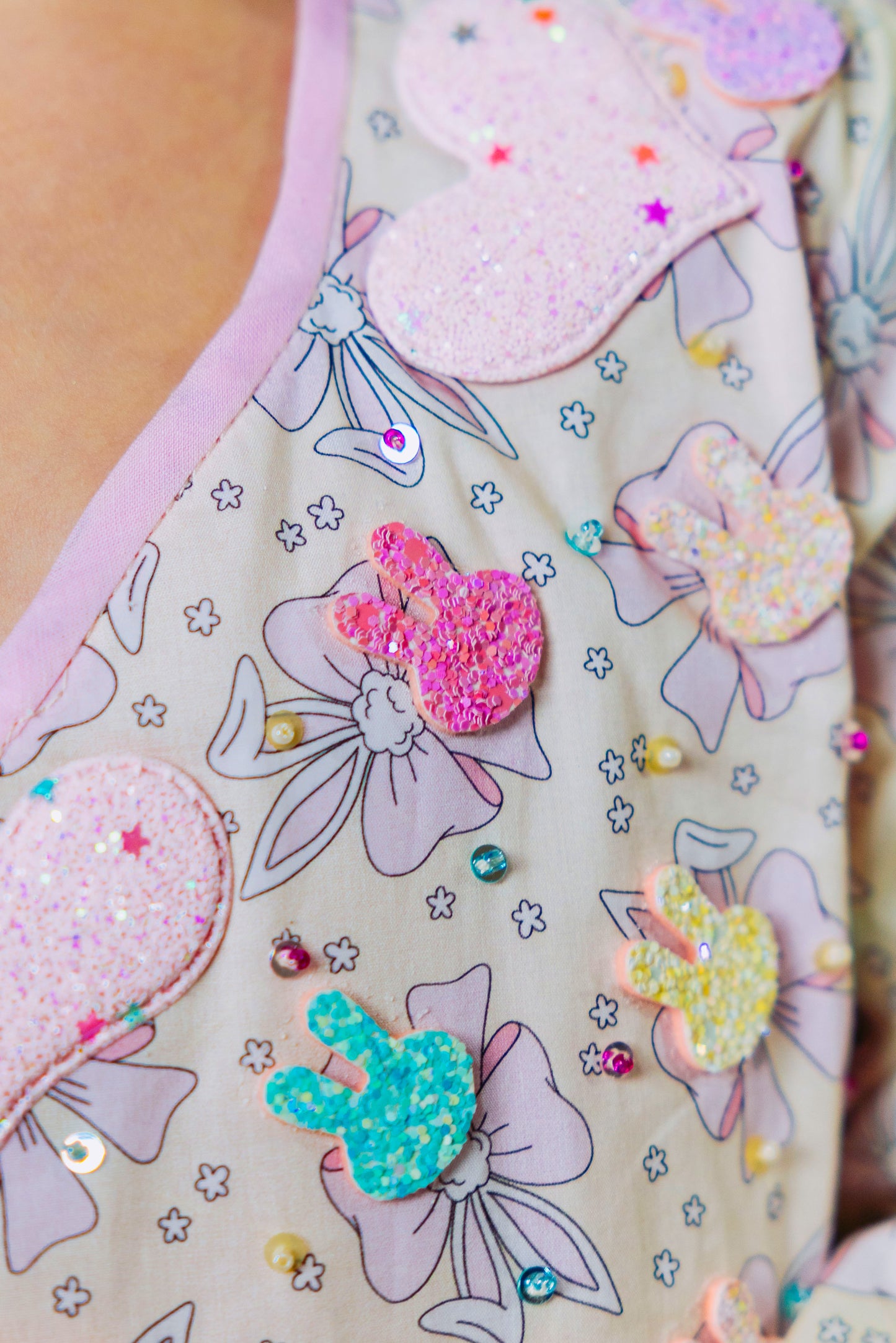 Bunny Hearts Infant Jalabiya